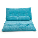 6-Position Adjustable Sleeper Lounge Couch with 2 Pillows by LJGDeals