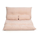 6-Position Adjustable Sleeper Lounge Couch with 2 Pillows by LJGDeals