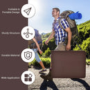 6 Feet Folding Portable Rattan Table with Carrying Handle by LJGDeals
