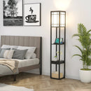 Modern Floor Lamp with Shelves and Drawer by LJGDeals