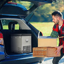 68 Quart Portable Car Refrigerator with DC and AC Adapter-Gray by LJGDeals
