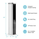 3-In-1 Portable Evaporative Air Cooler with Timer-White by LJGDeals