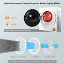 1.5 Cu .ft Clothes Dryer with with Stainless Steel Wall Mount by LJGDeals