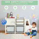 Toddler Truck Storage Organizer with Plastic Bins by LJGDeals