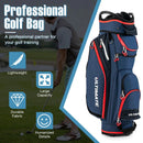 9.5 Inch Golf Cart Bag with 14 Way Dividers Top Organizer by LJGDeals