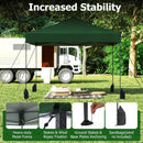 9.5 x 9.5 Feet Pop up Canopy Tent with Adjustable Heights by DirectDeals