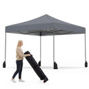 9.5 x 9.5 Feet Pop up Canopy Tent with Adjustable Heights by LJGDeals
