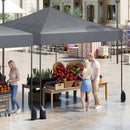 9.5 x 9.5 Feet Pop up Canopy Tent with Adjustable Heights by DirectDeals