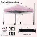 9.5 x 9.5 Feet Pop up Canopy Tent with Adjustable Heights by LJGDeals
