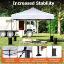 9.5 x 9.5 Feet Pop up Canopy Tent with Adjustable Heights by DirectDeals