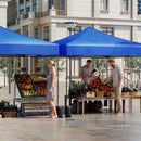 9.5 x 9.5 Feet Pop up Canopy Tent with Adjustable Heights by DirectDeals