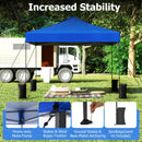 9.5 x 9.5 Feet Pop up Canopy Tent with Adjustable Heights by DirectDeals