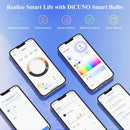 RGBCW MR16 5W Smart WIFI LED Light Bulb 4 Pack, Energy Saving RGBCW Color Changing 12V Outdoor LED Bulb Compatible with Alexa, Google Assistant, and Siri by Kings Outdoor Lighting