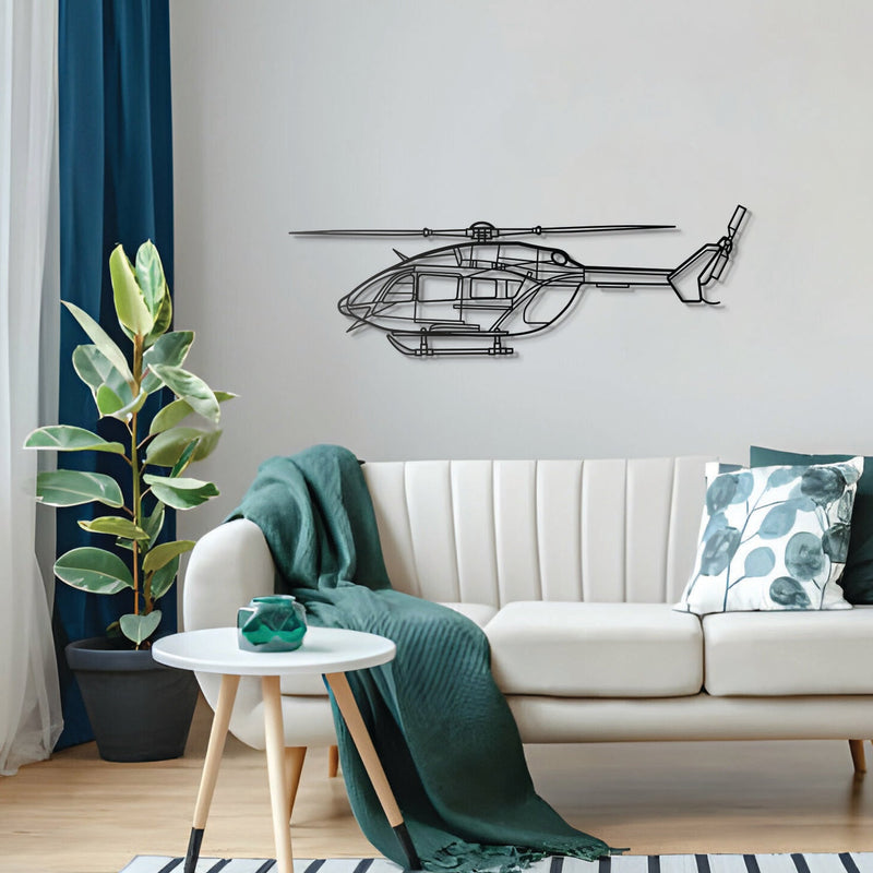 EC-145 Metal Aircraft Wall Art - NCP0220