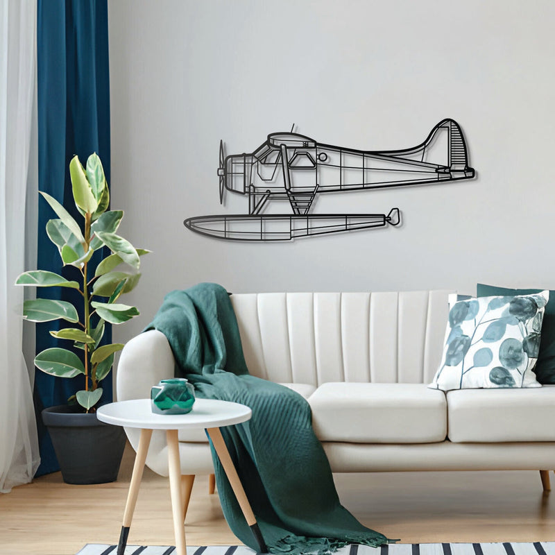 DHC-2 MK III Turbo Beaver Metal Aircraft Wall Art - NCP0170