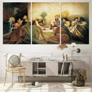 Last Supper Wall Art – Framed Jesus Painting Modern Biblical by MyGreatCanvas | Canvas Wall Art Prints | Photo Prints & Wall Decor