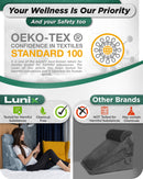 LX11 5pcs Orthopedic Wedge Pillow Set, Cloud Gray