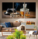 Bourbon Whiskey Wall Art Canvas Print, Vintage Bottle and by MyGreatCanvas | Canvas Wall Art Prints | Photo Prints & Wall Decor