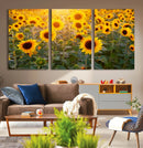 Sunflower Sunshine Wall Art Canvas Print by MyGreatCanvas | Canvas Wall Art Prints | Photo Prints & Wall Decor