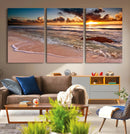 Sunset on Ocean Wall Art Canvas Print by MyGreatCanvas | Canvas Wall Art Prints | Photo Prints & Wall Decor