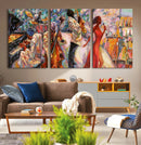 Abstract Afro American Jazz Canvas Wall Art | Music-Inspired by MyGreatCanvas | Canvas Wall Art Prints | Photo Prints & Wall Decor