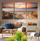 Sunset on the Sea Wall Art Canvas Print by MyGreatCanvas | Canvas Wall Art Prints | Photo Prints & Wall Decor