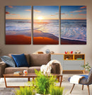 Ocean Beach Wall Art – Coastal Sunset Tropical Island by MyGreatCanvas | Canvas Wall Art Prints | Photo Prints & Wall Decor