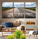 Recovery Road Wall Art Canvas Print