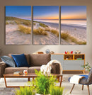 Sunrise On The Beach Wall Art Canvas Print