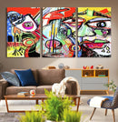 Picasso Style Art Abstract Canvas Wall Art Print , Colorful by MyGreatCanvas | Canvas Wall Art Prints | Photo Prints & Wall Decor