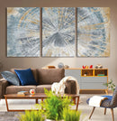 Radiant Abstract Wood Rings Canvas Art – Modern Triptych by MyGreatCanvas | Canvas Wall Art Prints | Photo Prints & Wall Decor
