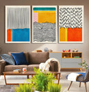 Canvas Print Wall Art Abstract Illustrs Art Boho, Framed