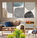 Canvas Print Wall Art Abstract Art Boho, Framed Boho Decor