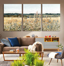 Wildflower Field Wall Art Canvas | Nature-Inspired Landscape