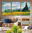 Wheatfield With Cypresses By Van Gogh Painting Wall Art