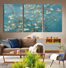 Vincent Van Gogh's Almond Blossom Abstract Wall Art Canvas,