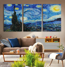 Vincent Van Gogh The Starry Night Abstract Wall Art Canvas