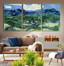 Olive Trees Van Gogh Wall Art Canvas Print