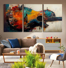 Abstract Guitar Wall Art Canvas | Vibrant Music-Inspired Art by MyGreatCanvas | Canvas Wall Art Prints | Photo Prints & Wall Decor