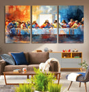 Abstract Watercolor The Last Supper Wall Art by MyGreatCanvas | Canvas Wall Art Prints | Photo Prints & Wall Decor