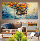 UP-Inspired Floating House with Balloons Canvas Art – by MyGreatCanvas | Canvas Wall Art Prints | Photo Prints & Wall Decor