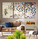 Banksy Wall Art - Banksy Girl Butterfly Graffiti Wall Art