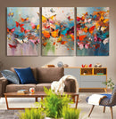 Abstract Butterfly Wall Art Canvas Print