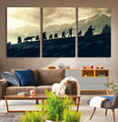 Fellowship Journey Wall Art – Fantasy Adventure Canvas Print by MyGreatCanvas | Canvas Wall Art Prints | Photo Prints & Wall Decor