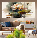 Lotus Flower Watercolor Canvas Print – A Symbol of Serenity by MyGreatCanvas | Canvas Wall Art Prints | Photo Prints & Wall Decor