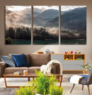 Foggy Mountain Canvas Print Forest Wall Art by MyGreatCanvas | Canvas Wall Art Prints | Photo Prints & Wall Decor