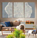 Abstract Tree Ring Wall Art Canvas Print – Nature-Inspired,