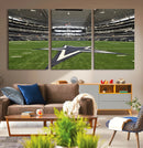 Dallas Cowboys Football Team Print - Arlington AT&T Stadium by MyGreatCanvas | Canvas Wall Art Prints | Photo Prints & Wall Decor