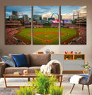 Busch Stadium Wall Art Print | St. Louis Cardinals Baseball by MyGreatCanvas | Canvas Wall Art Prints | Photo Prints & Wall Decor