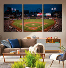 St. Louis Cardinals Baseball Team Print - Busch Stadium Wall by MyGreatCanvas | Canvas Wall Art Prints | Photo Prints & Wall Decor